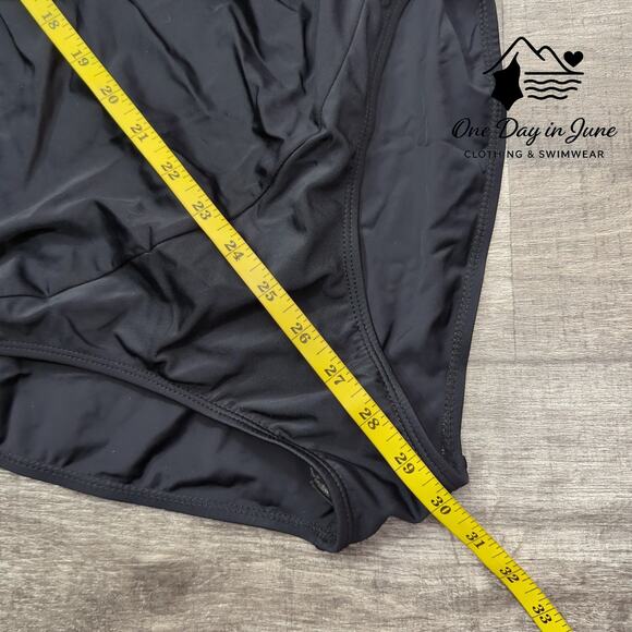 East Elegant V Neck Maternity One Piece Swimsuit Size L - Picture 6 of 7